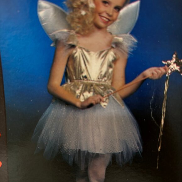 Golden Tinker Bell Fairy Dress Secrets Nunley Collection Child NWT NOS - Picture 12 of 15